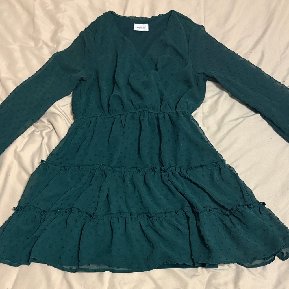 Andrée by Unit green ruffle dress
